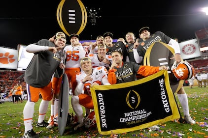 2017 CFP National Championship Clemson Tigers Alabama Crimson Tide